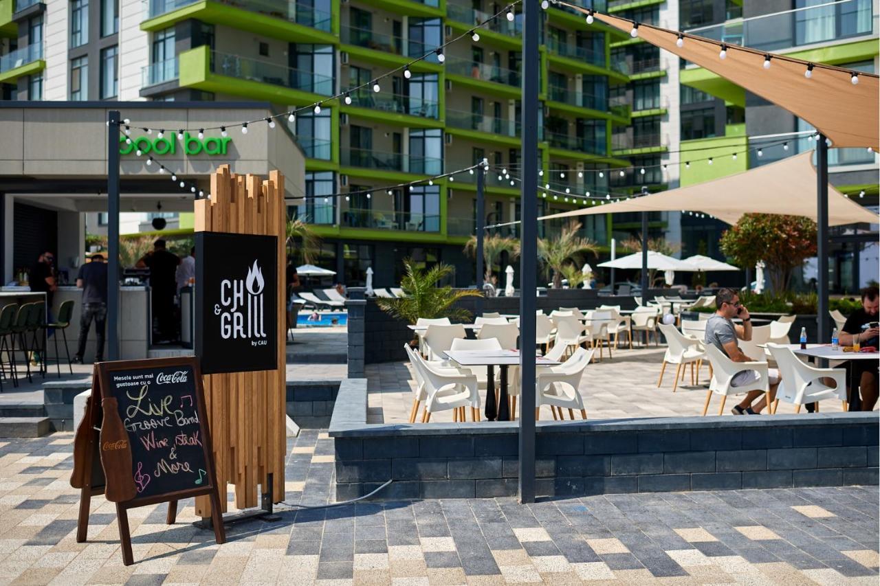 Nasty 24 Aparthotel Pool & Spa Mamaia Nord Năvodari Extérieur photo